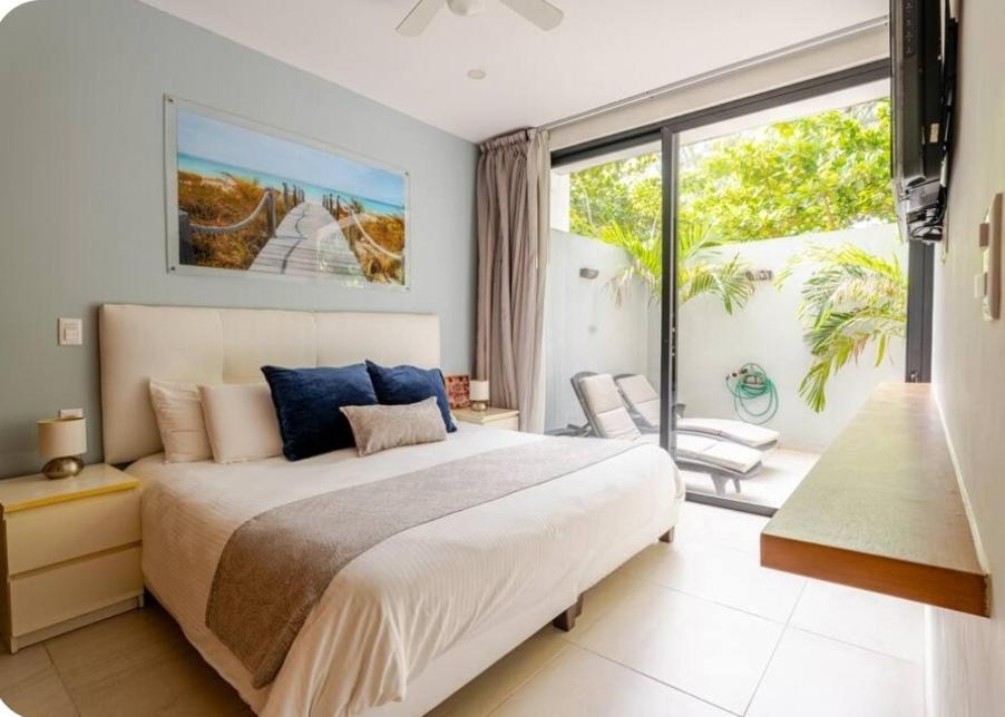 Modern 1 Bedroom Suite By Beach Great Location! Puerto Morelos Buitenkant foto